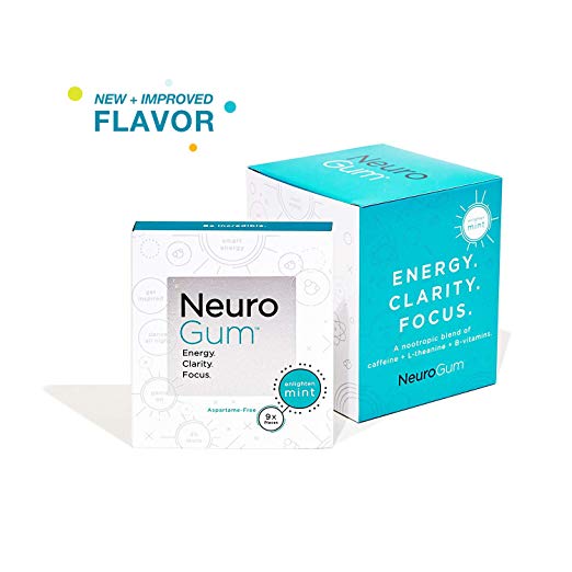 NEURO GUM Nootropic Energy Gum 6PKS