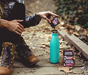 Four Sigmatic Mushroom Coffee - USDA Organic Coffee with Cordyceps and Chaga Mushroom Powder - Energy, Performance - Vegan, Paleo - 10 Count