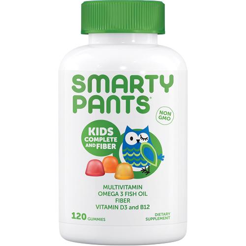 SMARTYPANYS Kids Complete and Fiber 120 Gummies